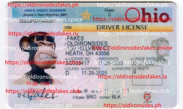 Ohio Driver License(Old OH)